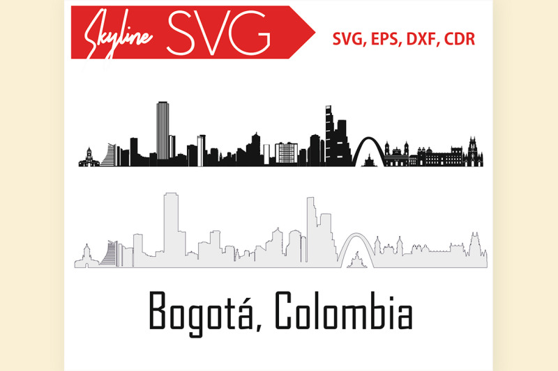 bogota-colombia-svg-city-skyline