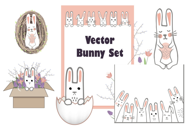 vector-bunny-collection