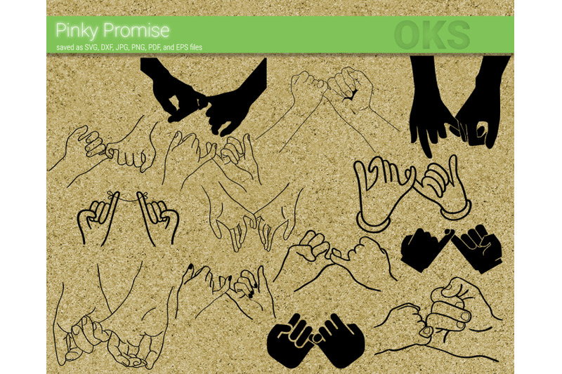 pinky promise svg, svg files, vector, clipart, cricut, download By