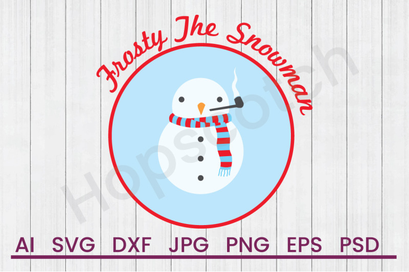 frosty-the-snowman-svg-file-dxf-file