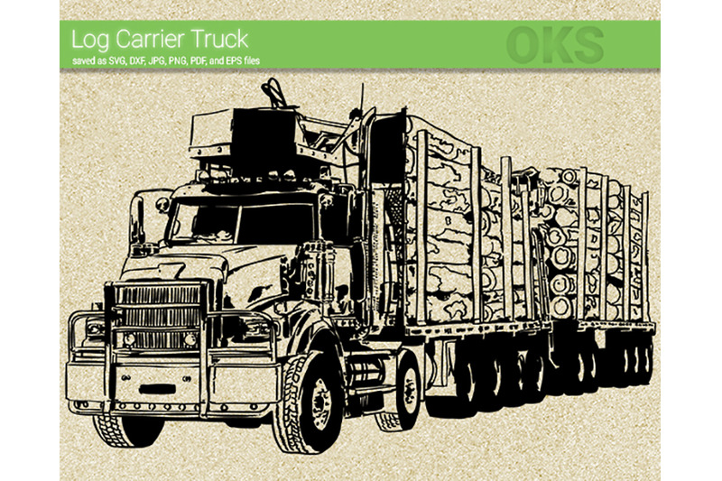 Download log carrier truck svg, svg files, vector, clipart, cricut ...