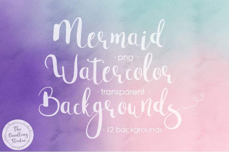 12-mermaid-watercolor-backgrounds
