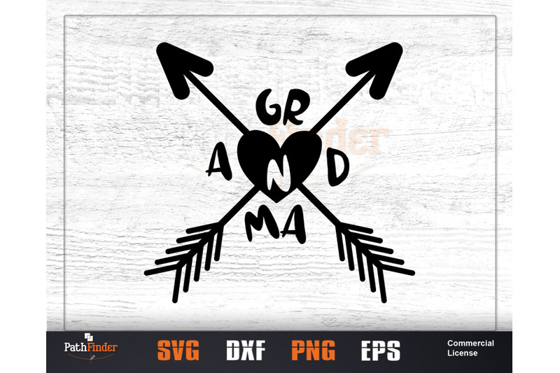 Download Grandma Love SVG, Grandma Day SVG Design By Pathfinder ...