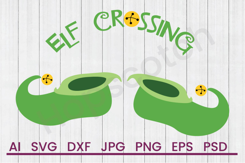 elf-crossing-svg-file-dxf-file