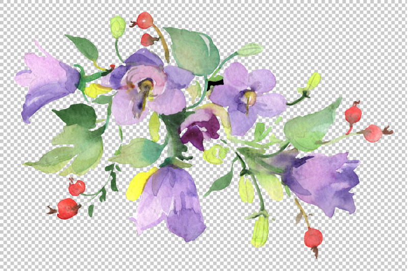 bouquet-spring-wind-watercolor-png