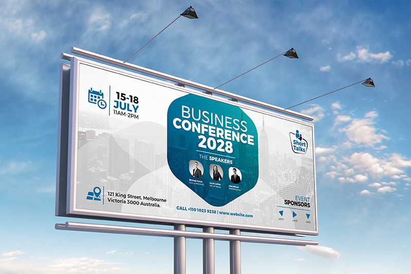 Event Conference Billboard Template By Aam360