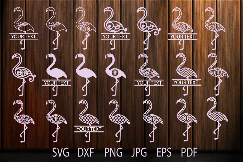 flamingo-svg-flamingo-monogram-frames