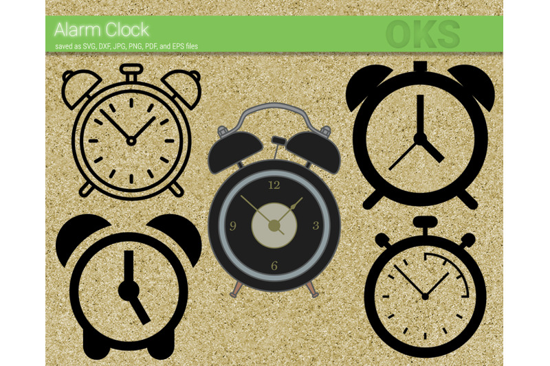 alarm-clock-svg-svg-files-vector-clipart-cricut-download