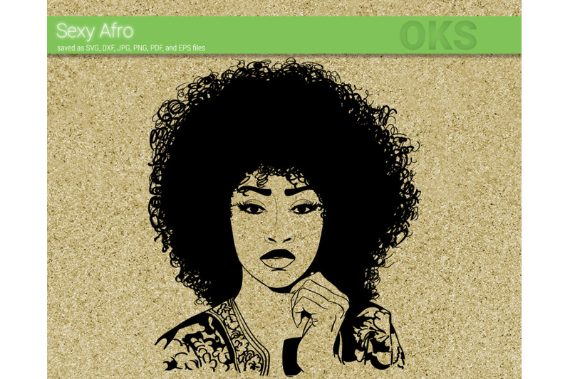 sexy-afro-svg-svg-files-vector-clipart-cricut-download