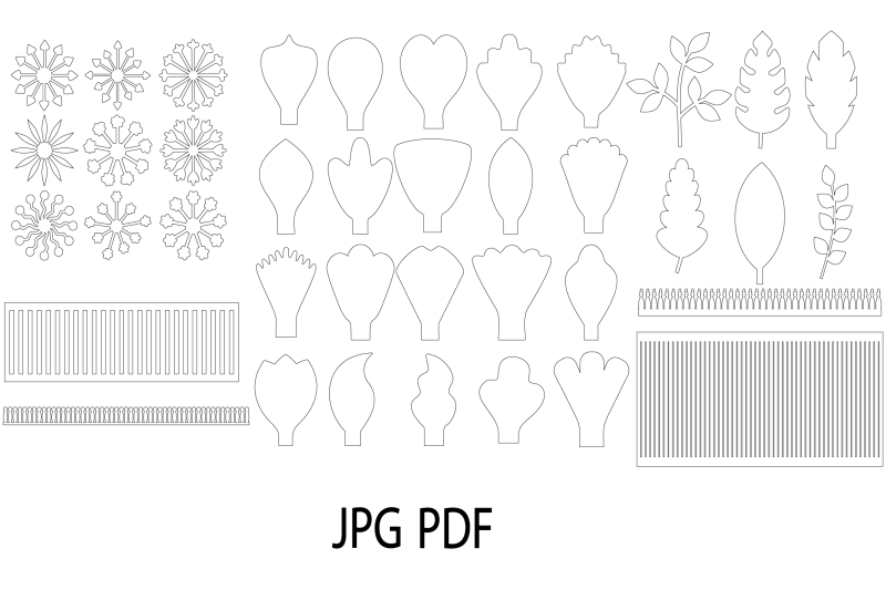 Free Free 347 Paper Flower Leaves Svg Free SVG PNG EPS DXF File