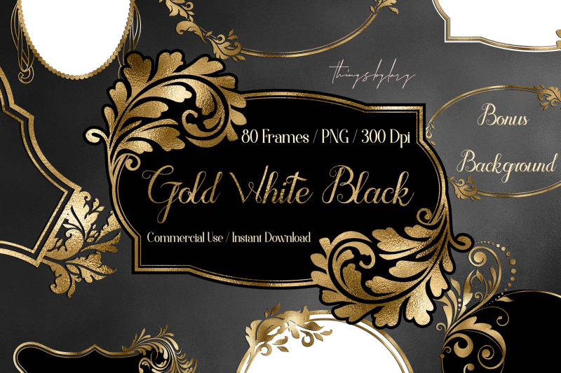 80-luxury-gold-black-white-antique-royal-labels-frames