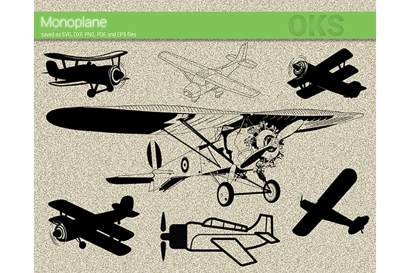 monoplane-svg-airplane-svg-files-vector-clipart-cricut-download