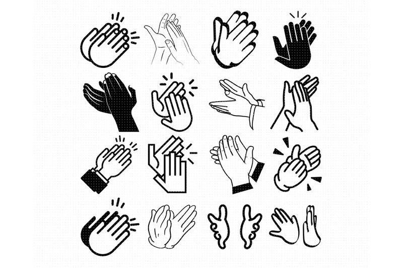 clapping-hands-svg-svg-files-vector-clipart-cricut-download