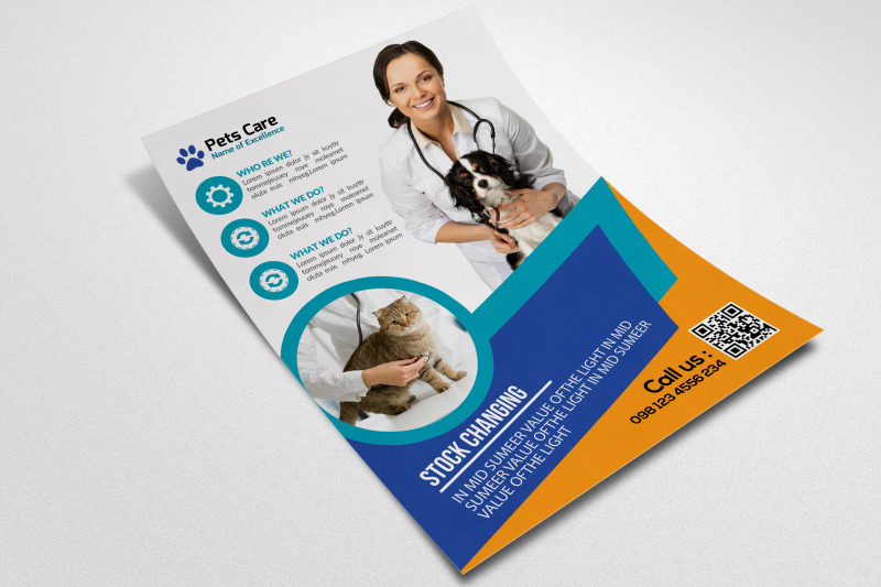 pet-care-amp-clinic-flyer-template
