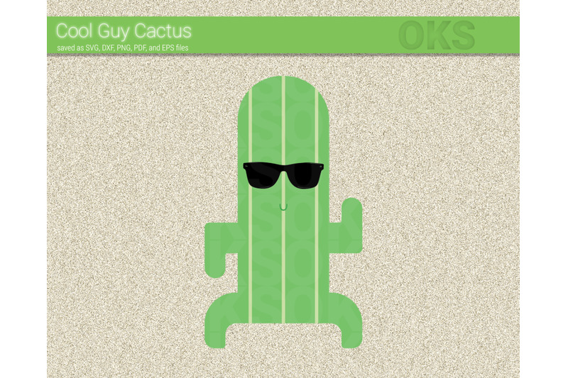 Download cool guy cactus svg, svg files, vector, clipart, cricut ...