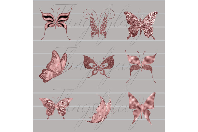 Free Free 253 Rose Gold Butterfly Svg SVG PNG EPS DXF File