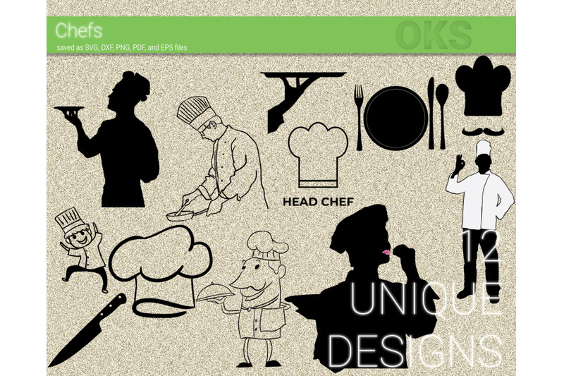 Download chef svg, svg files, vector, clipart, cricut, download By ...