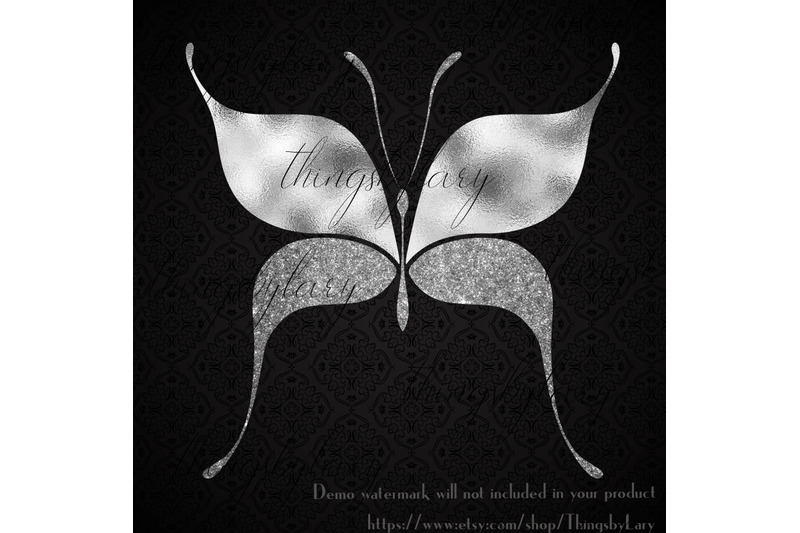 30-metallic-silver-foil-and-glitter-butterfly-digital-images