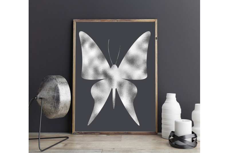 30-metallic-silver-foil-and-glitter-butterfly-digital-images