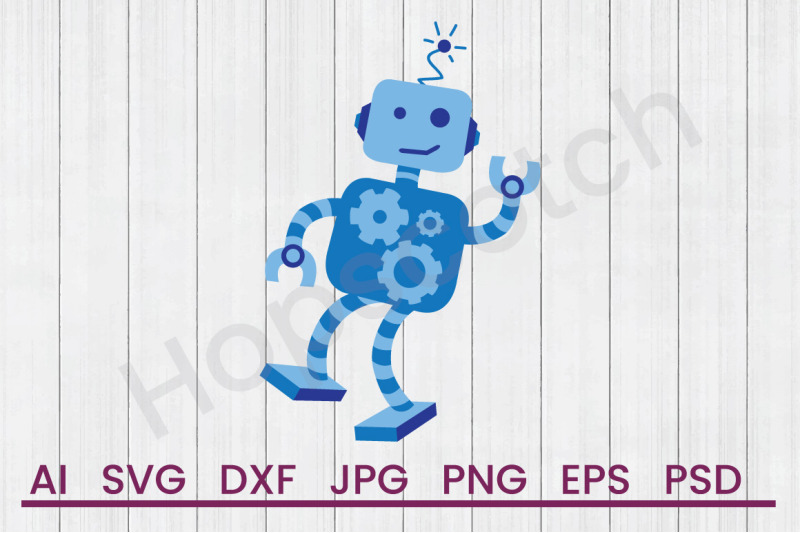 dancing-robot-svg-file-dxf-file