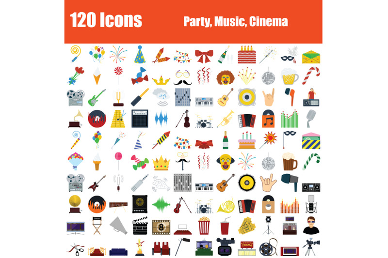 set-of-120-icons-party-music-cinema