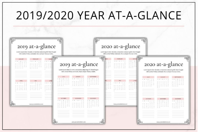 canva-blush-printable-planner-templates-2019-2020
