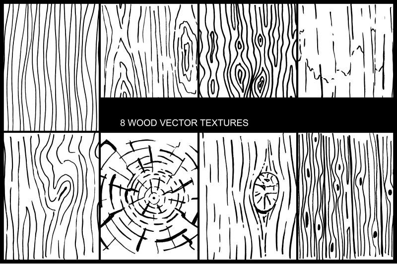 Wood draw vector textures By MARUSOI shop | TheHungryJPEG.com