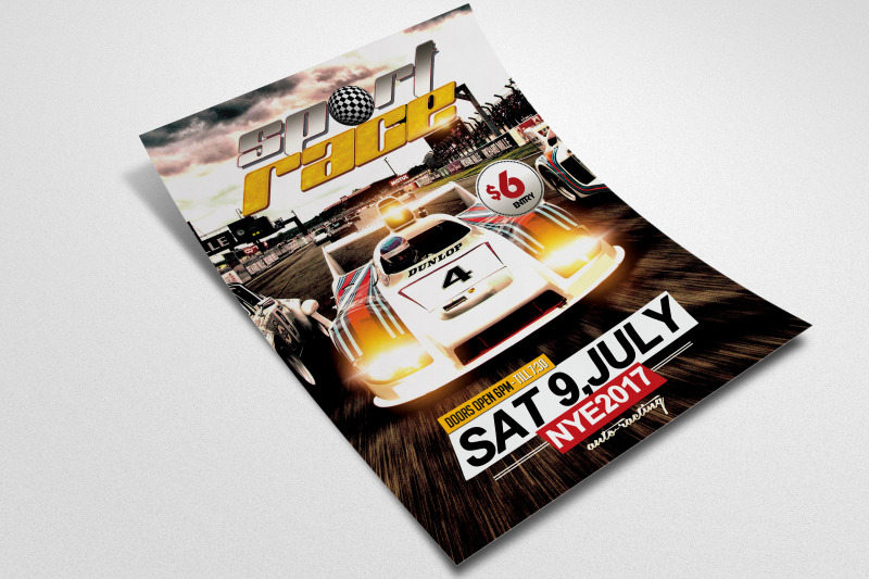 car-racing-show-flyer