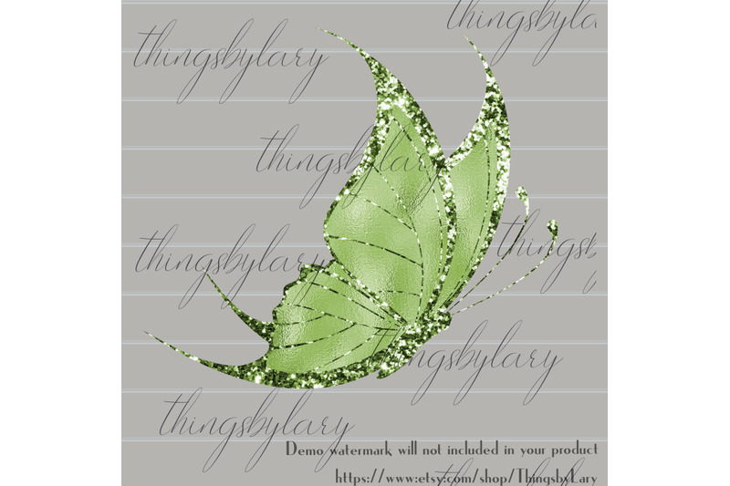 30-greenery-foil-and-glitter-butterfly-digital-images