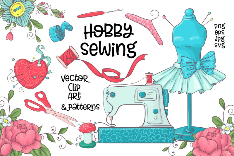 hobby-sewing-vector-clip-art