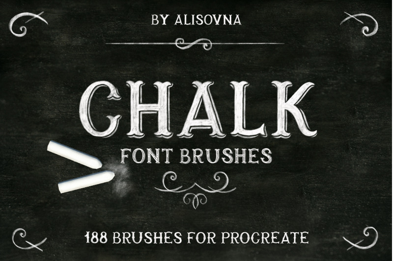 procreate-chalk-font-brushes