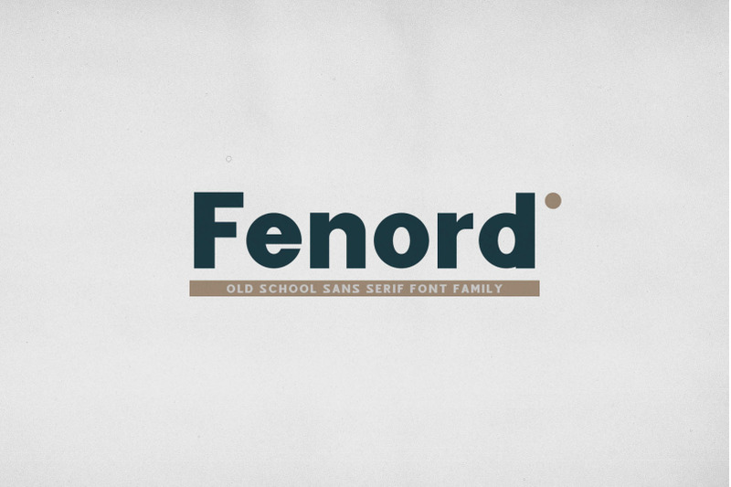 fenord-old-school-sans-serif