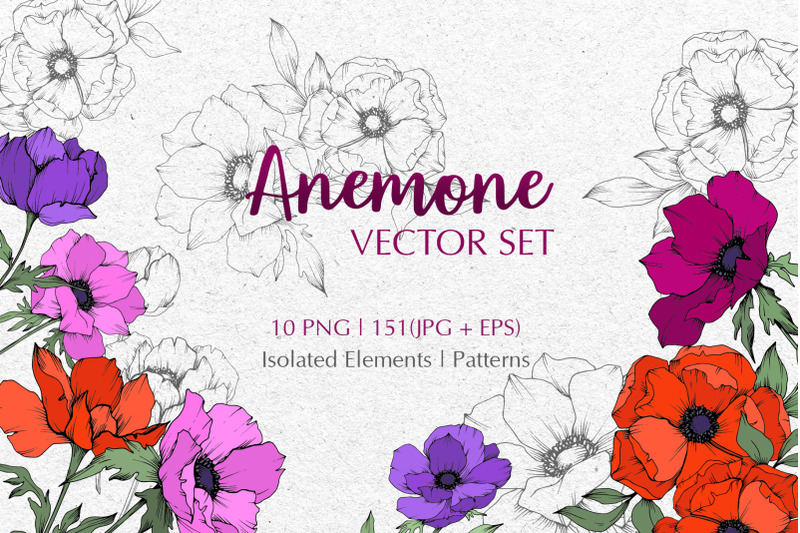anemone-vector-set