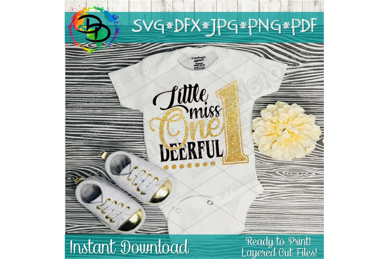 Download Little Miss One-derful SVG Cutting File, first birthday ...