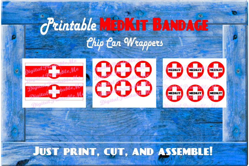 medkit-wrappers-health-bandage-printable-chip-can-labels-gamer-b