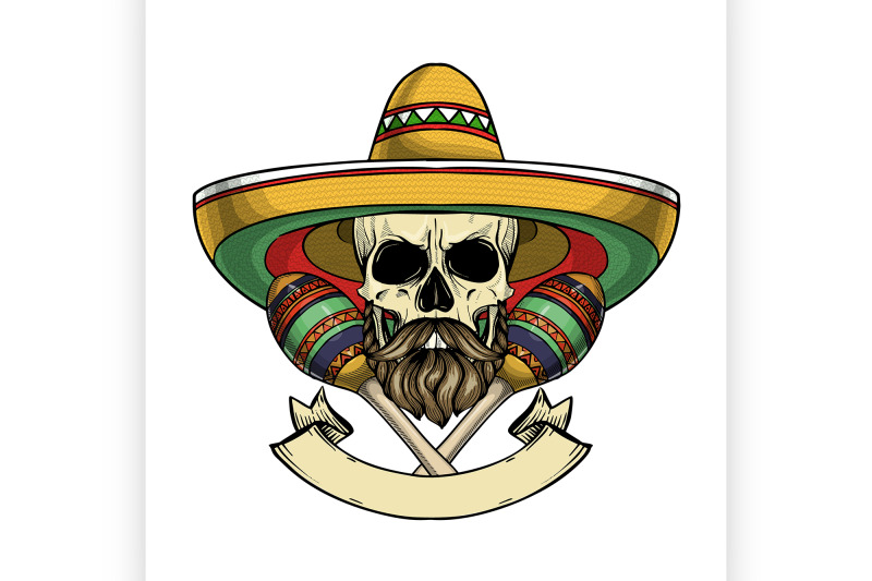 mexican-sketch-skull