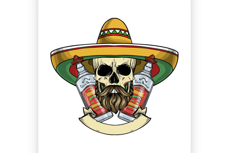 mexican-sketch-skull