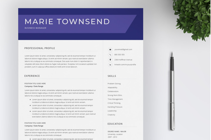 resume-template-cv-cover-letter