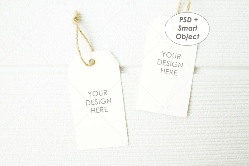 Free Gift Tag / Thank You Tag / Product Tag / Tag Mockup (PSD Mockups)
