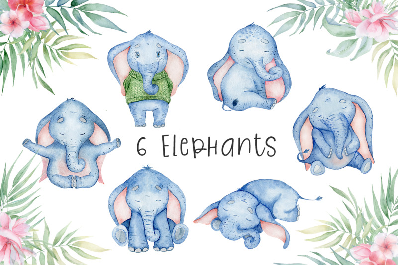 lovely-elephants-watercolor-set