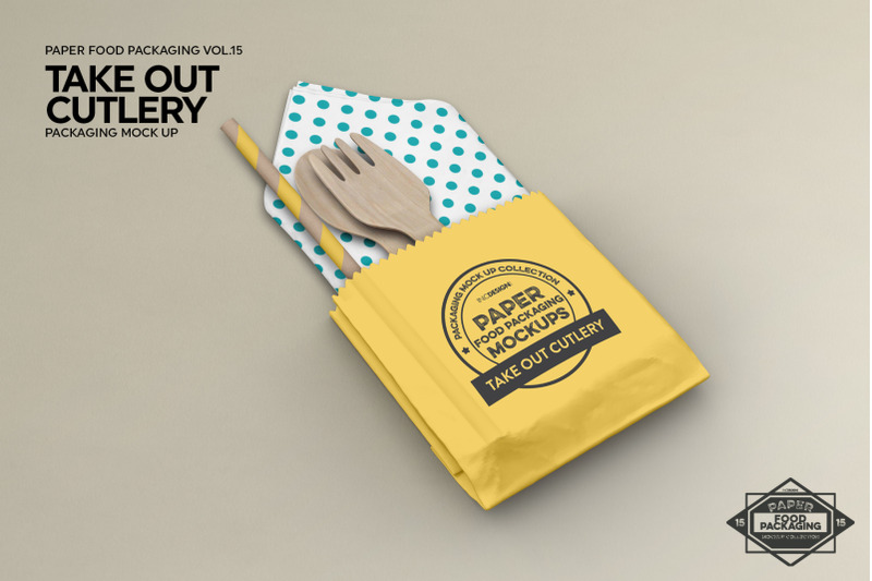 Download Takeout Cutlery Utensils Mockup By INC Design Studio ...