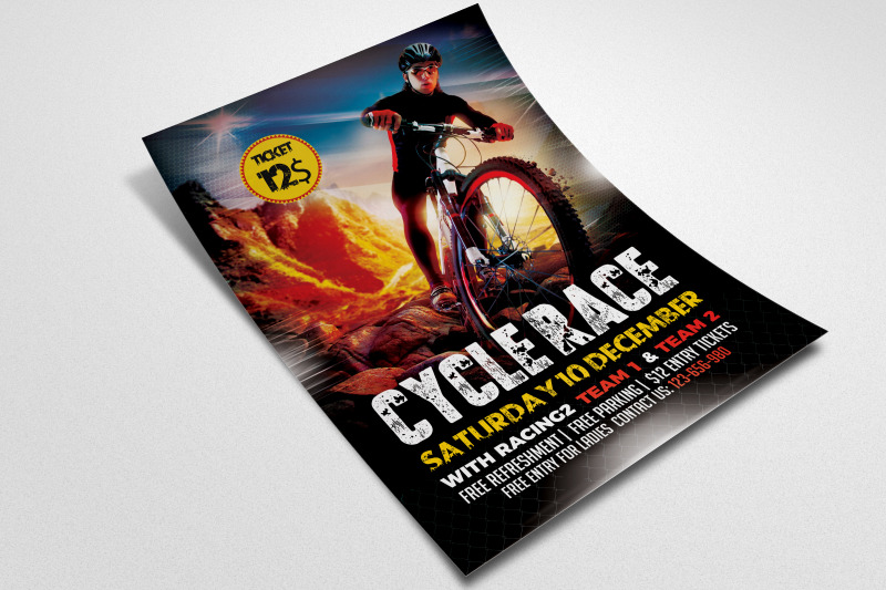 bicycle-racing-tournament-flyer