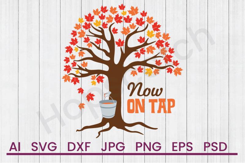 now-on-tap-svg-file-dxf-file