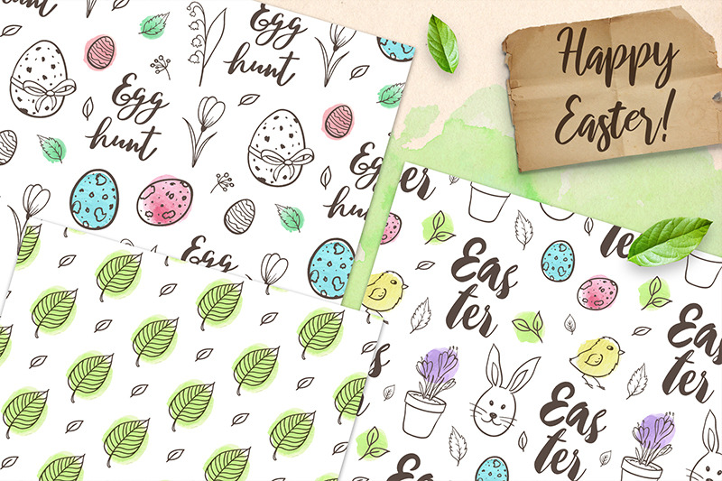 spring-and-easter-doodle-design-kit