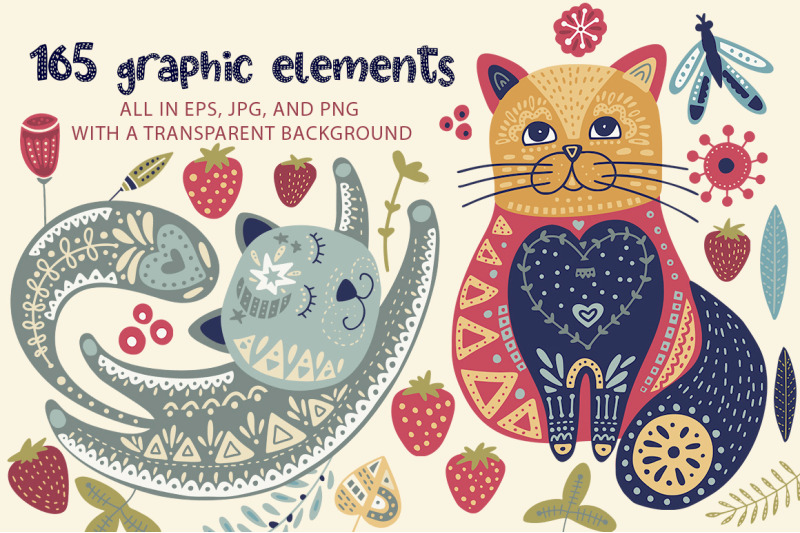 summer-cat-font-graphics