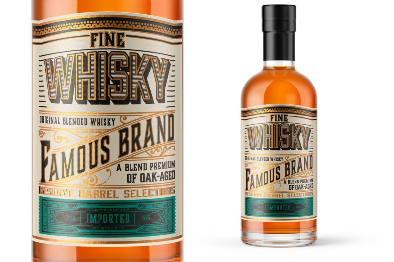 vintage-whiskey-label-layout-with-gold-and-teal-accents