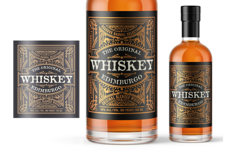 vintage-whiskey-label-layout