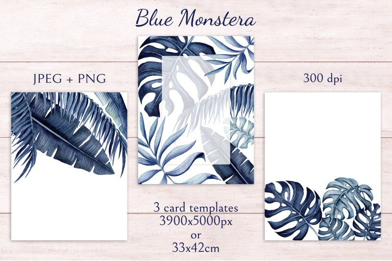 blue-monstera