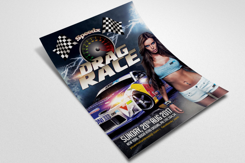 car-racing-flyer-template