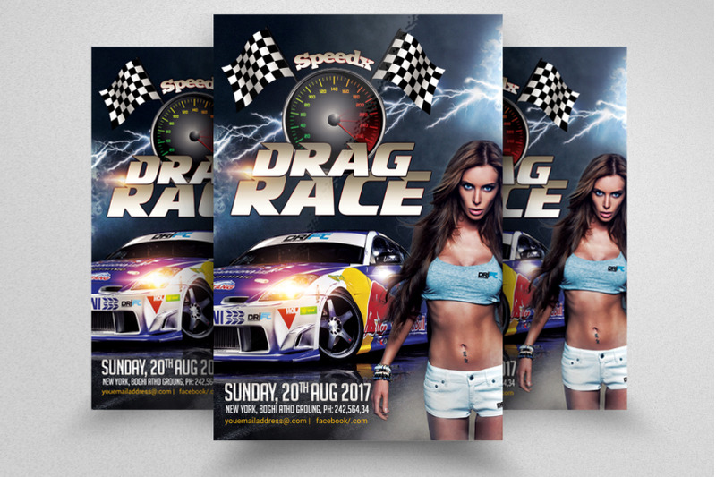 car-racing-flyer-template